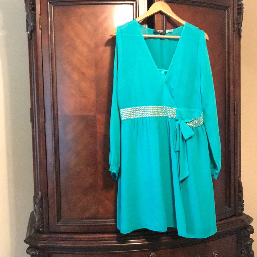Guess Green Dress Size 10